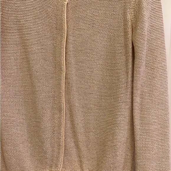 BAUM UND PFERDGARTEN Cream V-Neck Cardigan Sweater - Picture 3 of 7